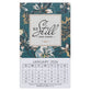 2026 Mini Magnetic Calendar: Be Still and Know (Psalm 46:10) Green