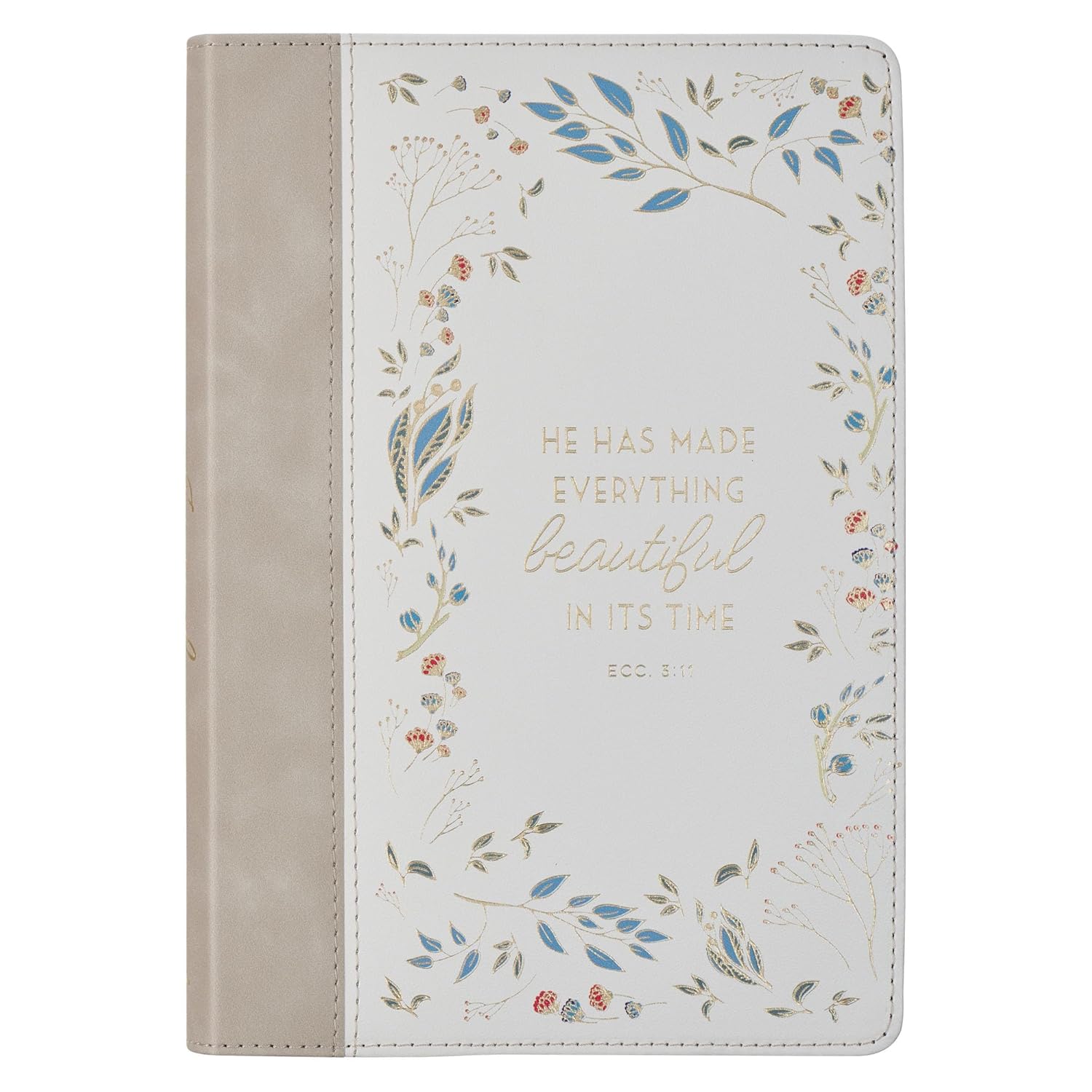 Journal: Everything Beautiful, Ecc. 3:11 (Everything Beautiful Cream Floral Collection)