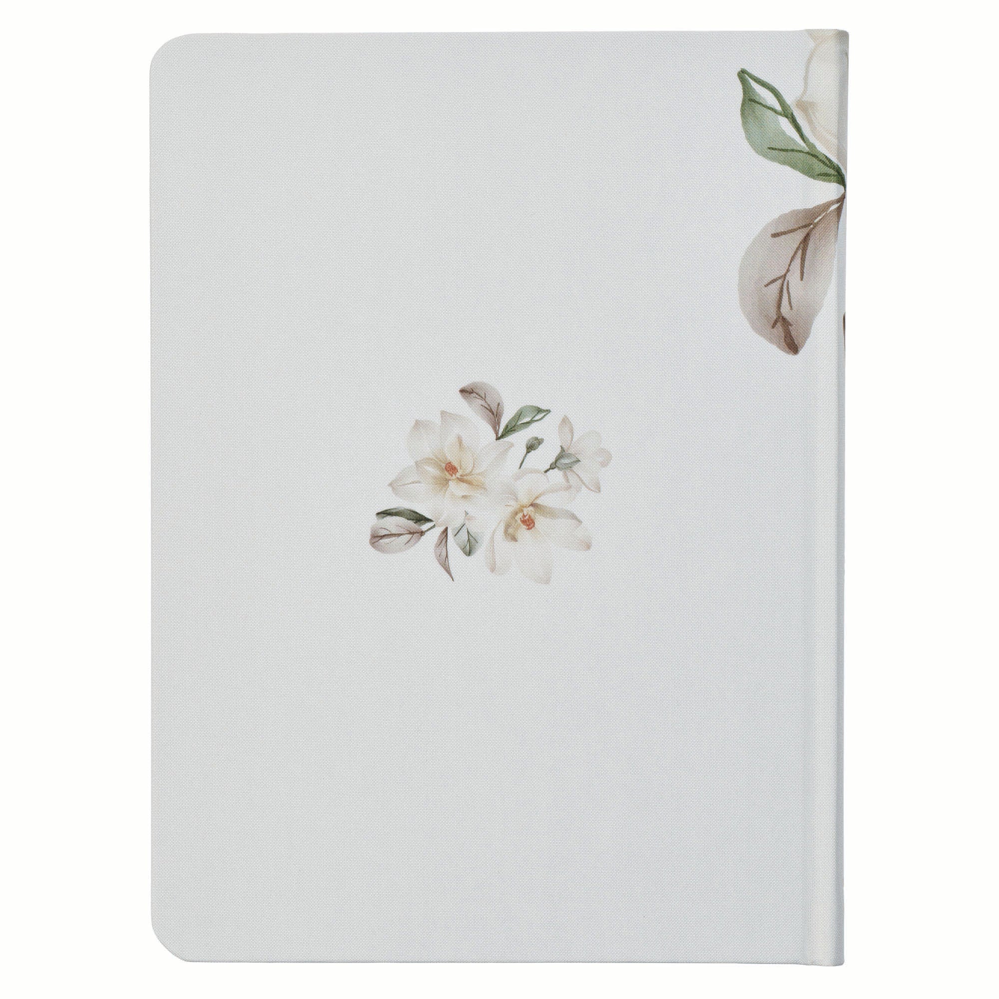 Journal: All Things for Good (Rom. 8:28) Floral (White Magnolia Collection)