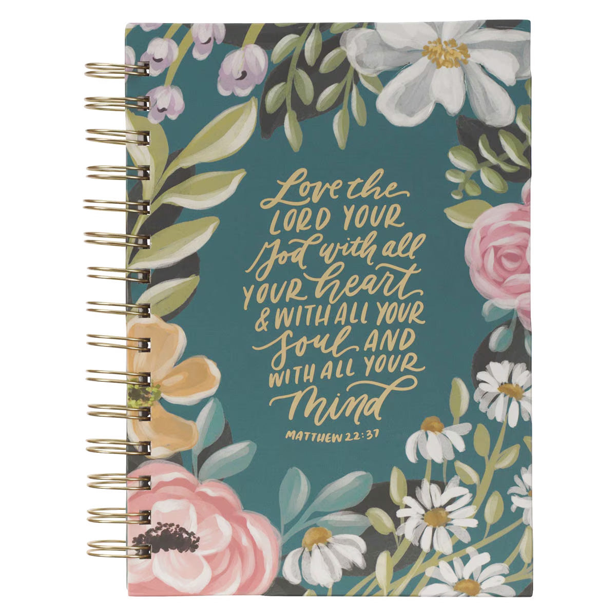 Journal: Love the Lord (Matt. 22:37) Teal (Ally Collection)