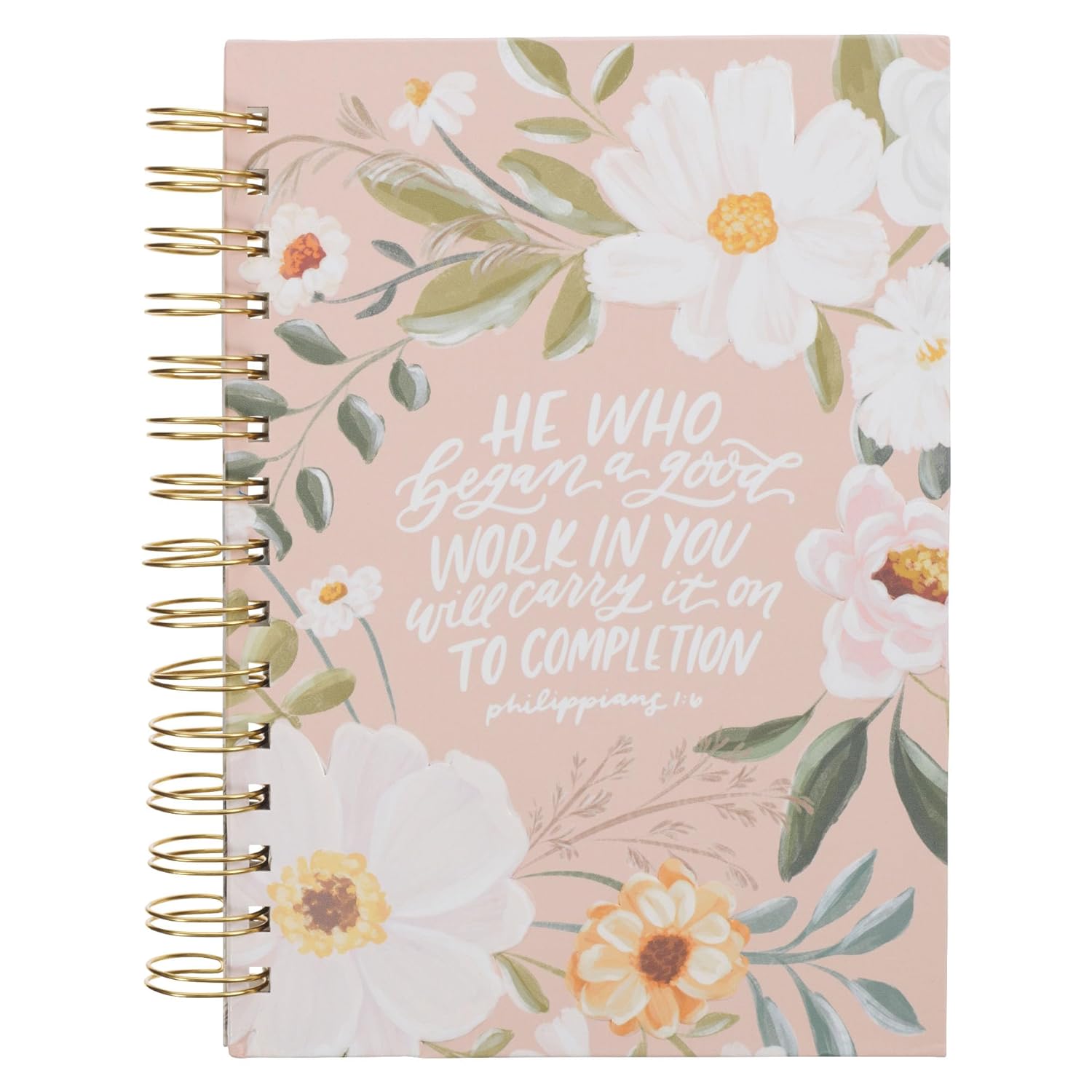 Journal: Good Work in You (Phil. 1:6) Floral (Sophia Collection)