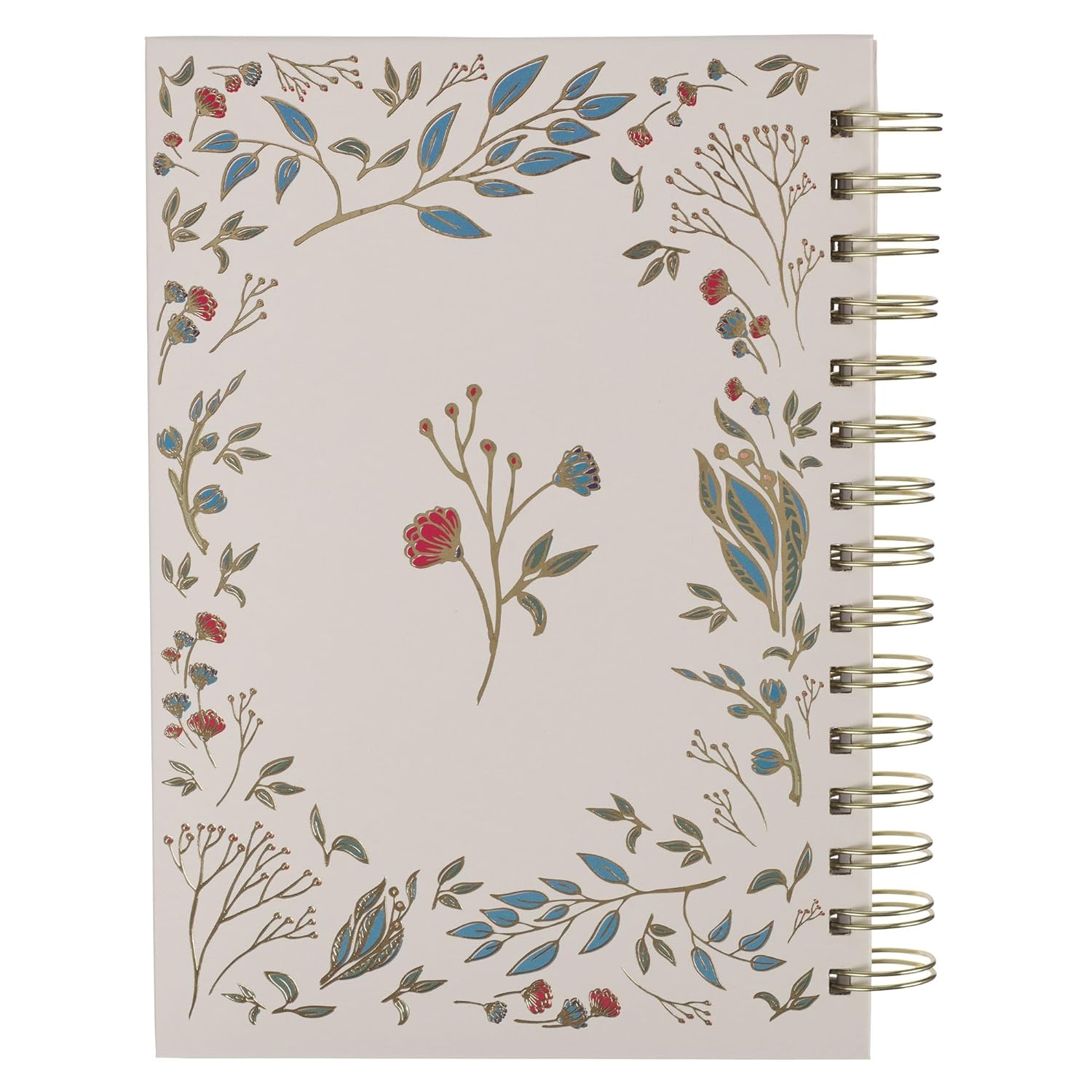 Journal: Everything Beautiful (Ecc. 3:11)  (Cream Floral Collection)