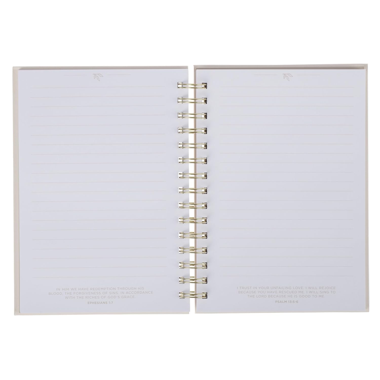 Journal: Everything Beautiful (Ecc. 3:11)  (Cream Floral Collection)