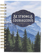 Journal: Be Strong & Courageous (Josh. 1:9) Navy trees