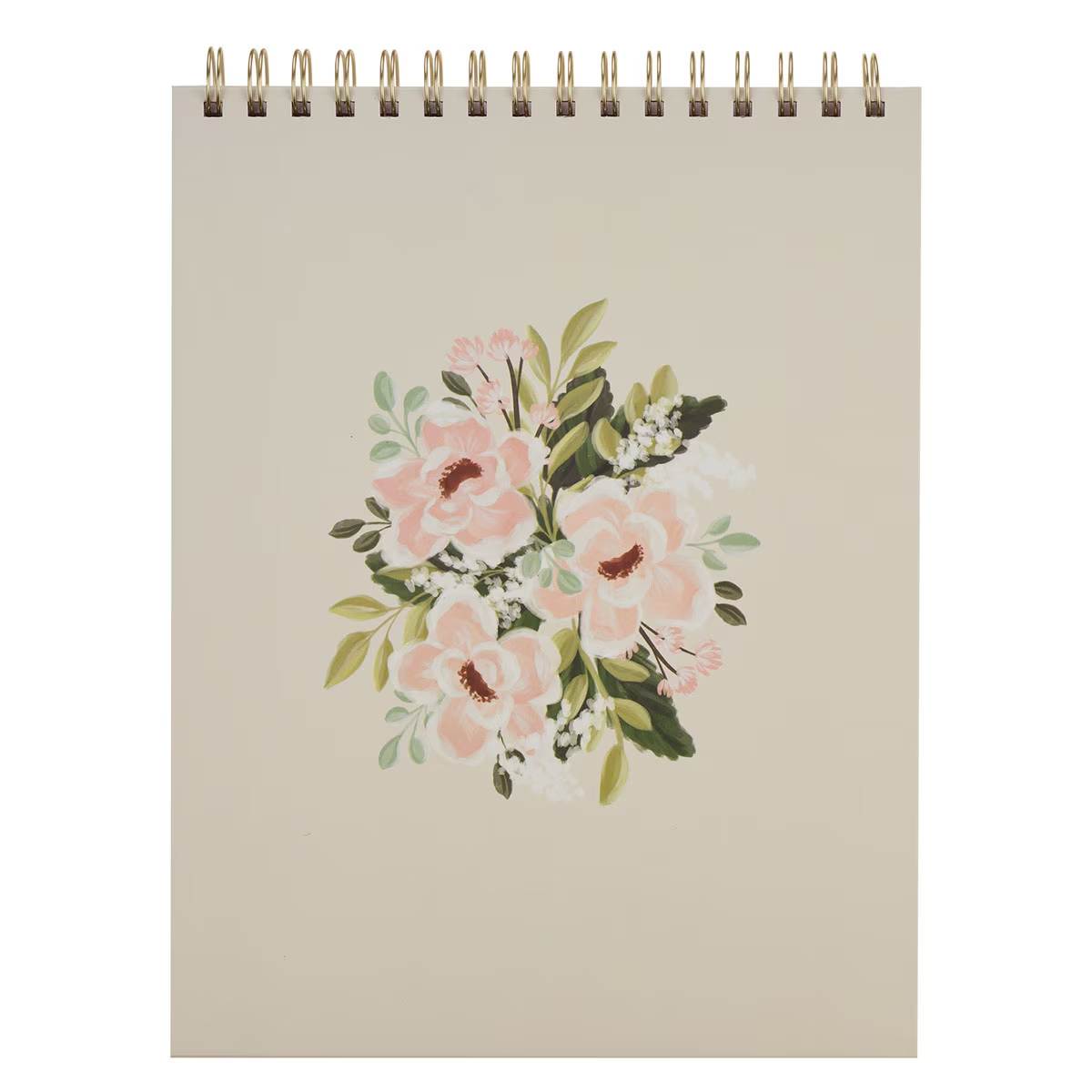 Notepad: He Will Cover You (Ps. 91:4) White (Amelia Collection)