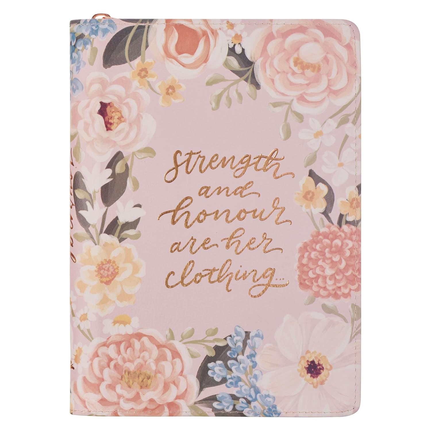 Journal Zippered: Strength & Dignity (Prov. 31:25) Margo Collection