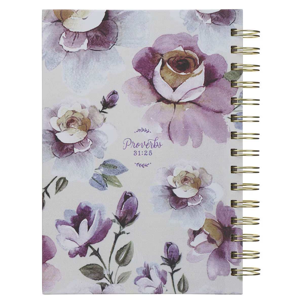 Journal: Floral Strength & Dignity, Prov. 31:25 (Purple Rose Collection)