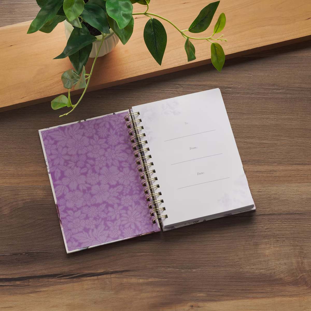 Journal: Floral Strength & Dignity, Prov. 31:25 (Purple Rose Collection)