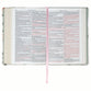 KJV Bible Compact, Gray Floral Printed (Ps. 23:3)
