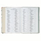 KJV Bible Compact, Gray Floral Printed (Ps. 23:3)