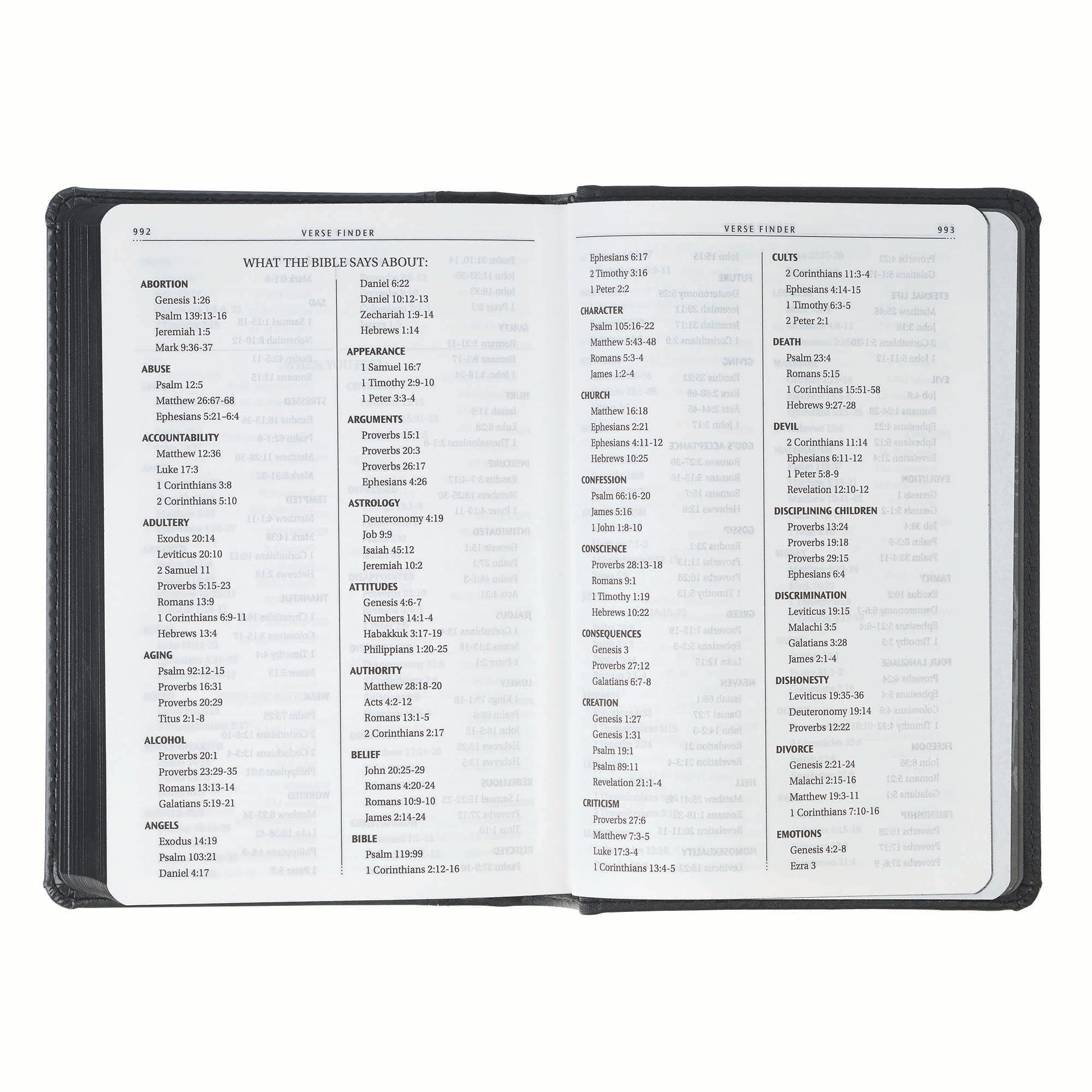 KJV Bible Compact, Black/Gray