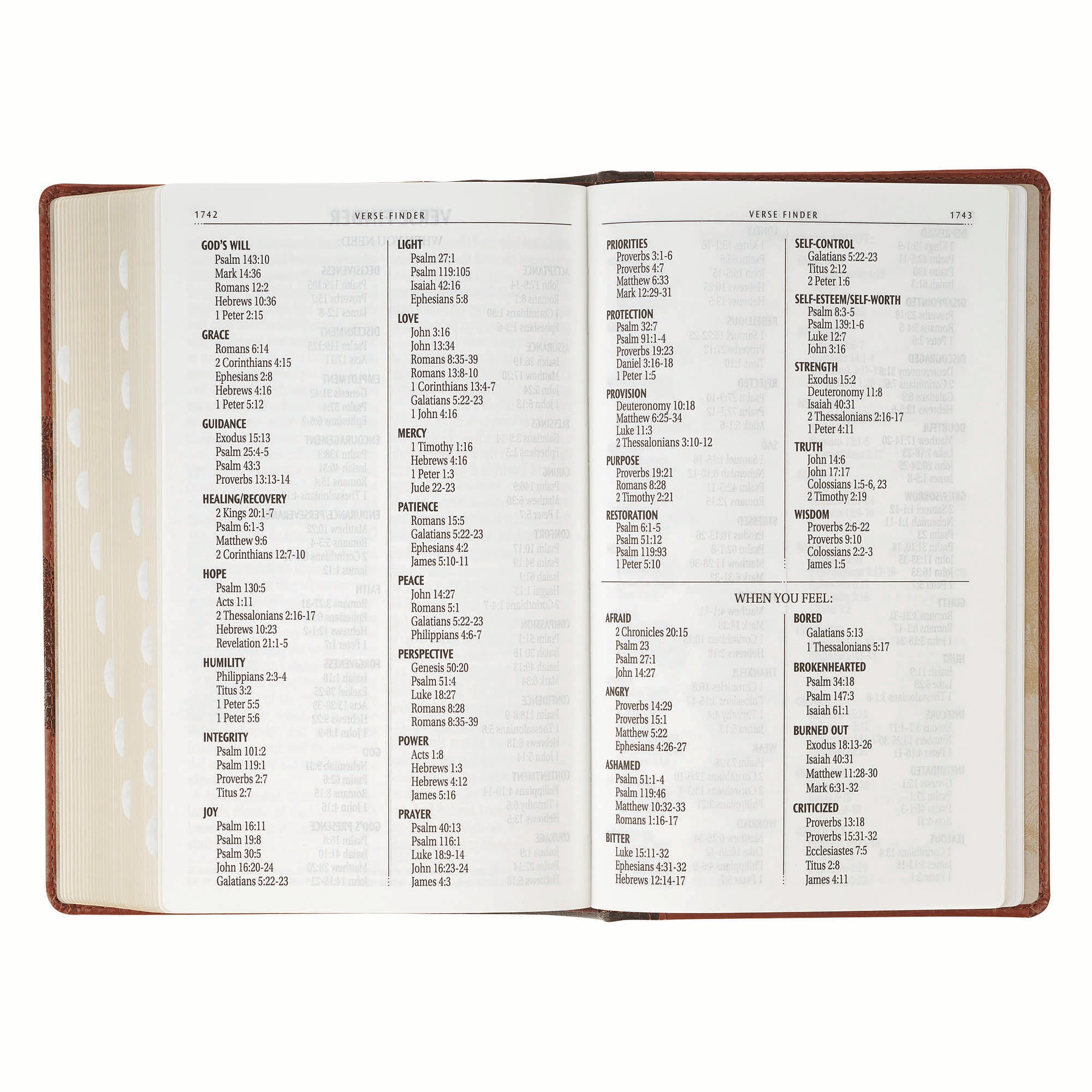 KJV Bible Giant Print Standard-size, Brown Trust Tree