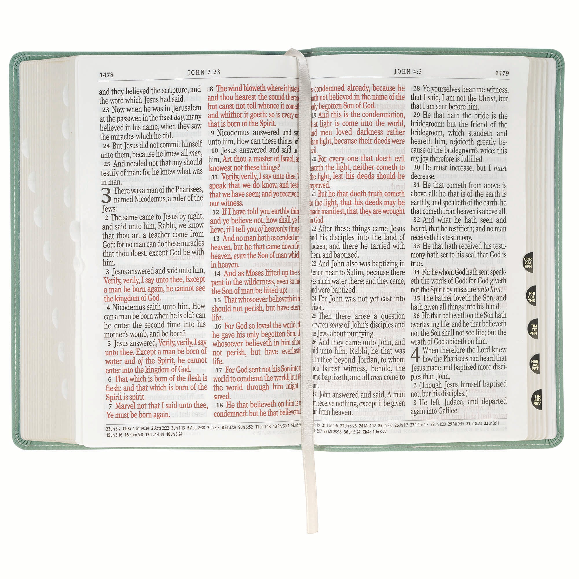 KJV Bible Giant Print Standard-size, Teal