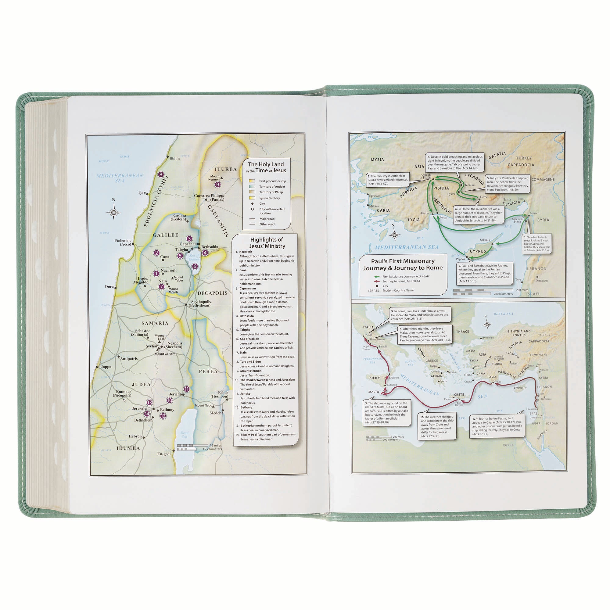 KJV Bible Giant Print Standard-size, Teal
