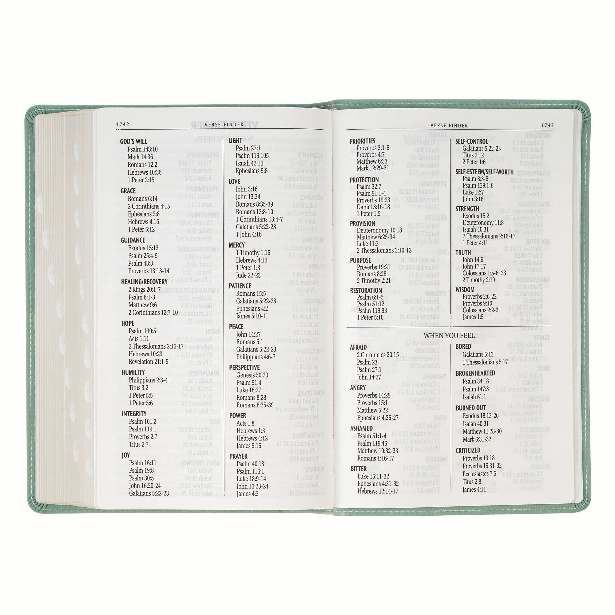 KJV Bible Giant Print Standard-size, Teal