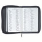 KJV Bible Mini Pocket Edition, Black/Gray with Zipper