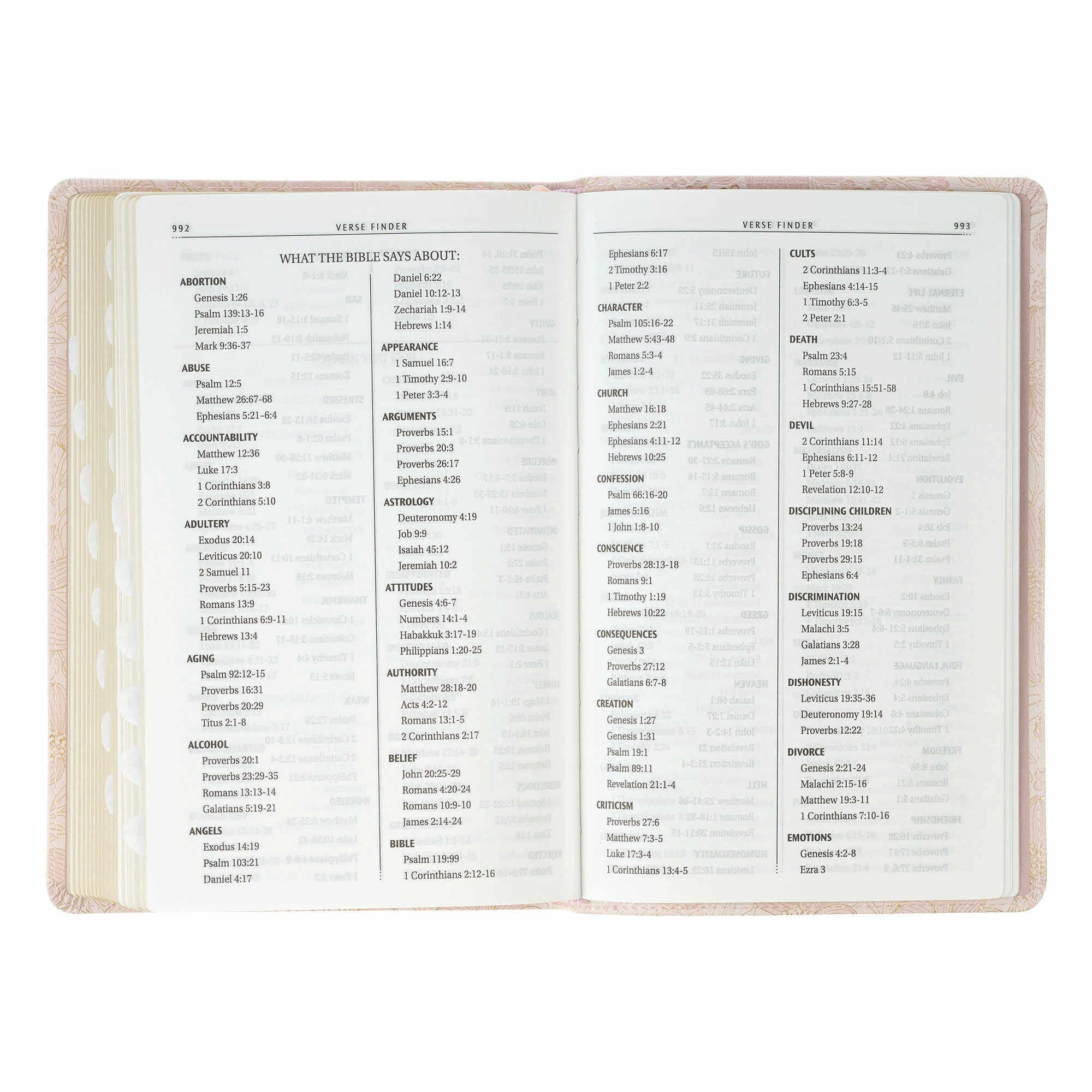 KJV Bible Deluxe Gift Edition, Pink