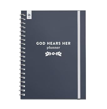 Undated Weekly Diary/Planner: God Hears Her Inspirational Christian Planner (with Elastic Band)