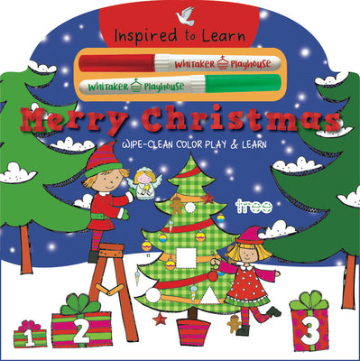 Merry Christmas: Color Play & Learn Wipe-Clean Activity Book