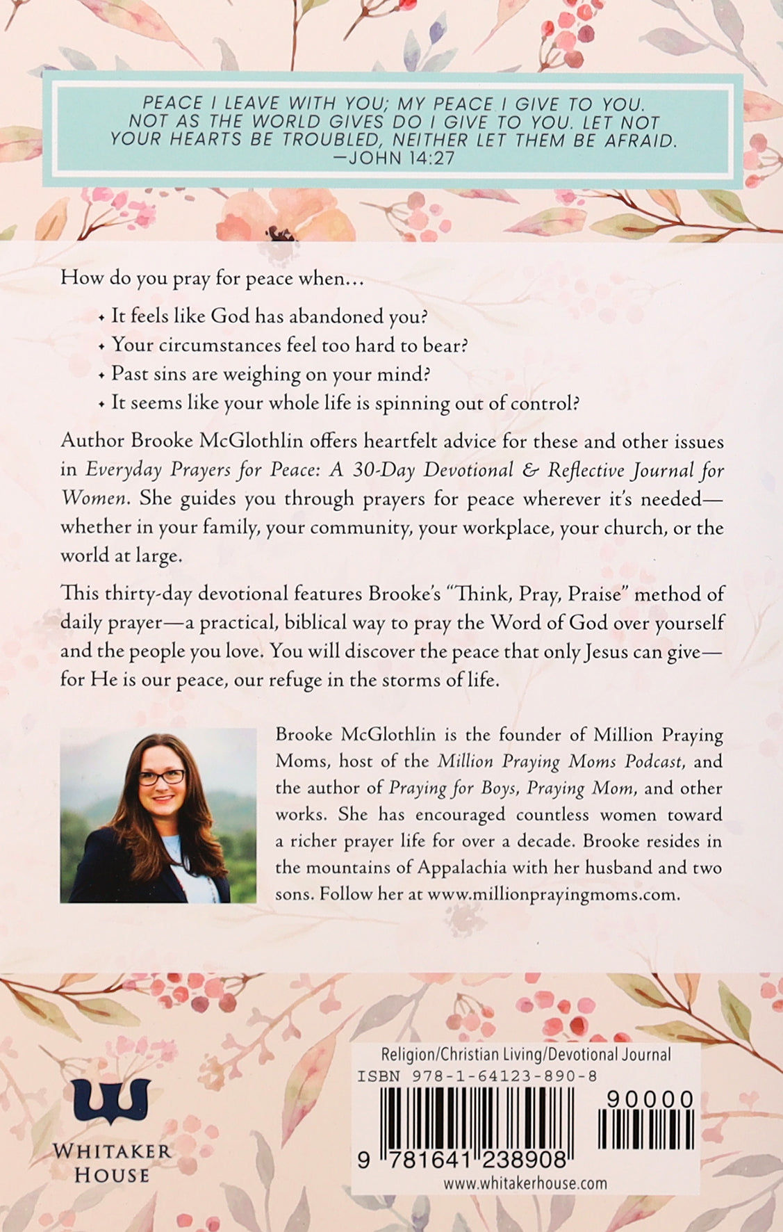 Everyday Prayers For Peace: A 30-Day Devotional & Reflective Journal For Women
