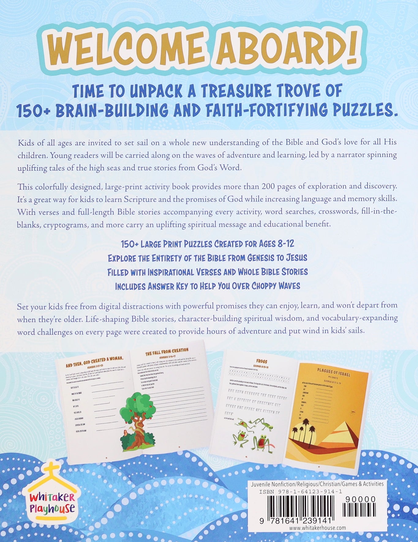 Sailing Into the Bible Activity Book: 150+ Puzzles For Ages 8-12
