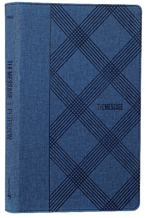Message Deluxe Gift Bible Denim (Black Letter Edition)