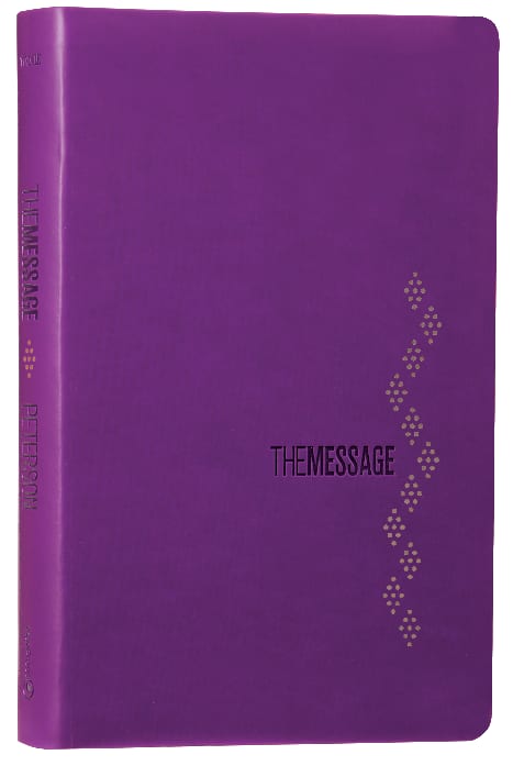Message Deluxe Gift Bible Amethyst Gem (Black Letter Edition)