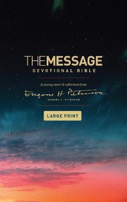 Message Devotional Bible Large Print (Black Letter Edition)