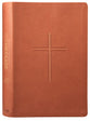 Message Devotional Bible Large Print Brown (Black Letter Edition)