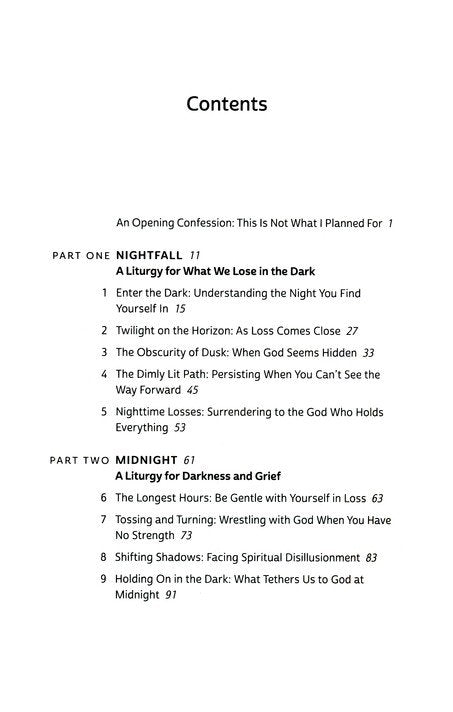 What We Find in the Dark: Loss, Hope, and God’s Presence in Grief