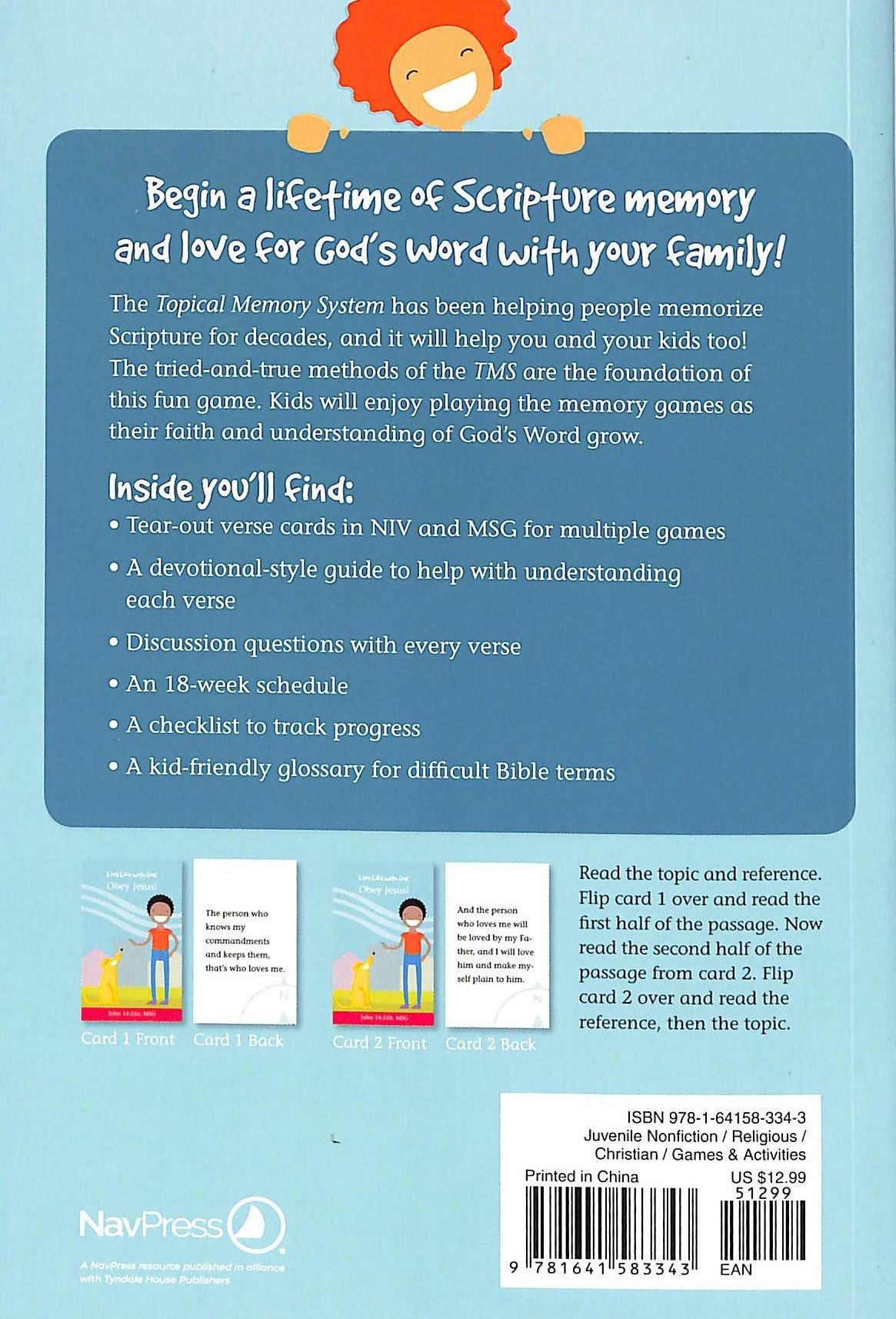 Topical Memory System For Kids
