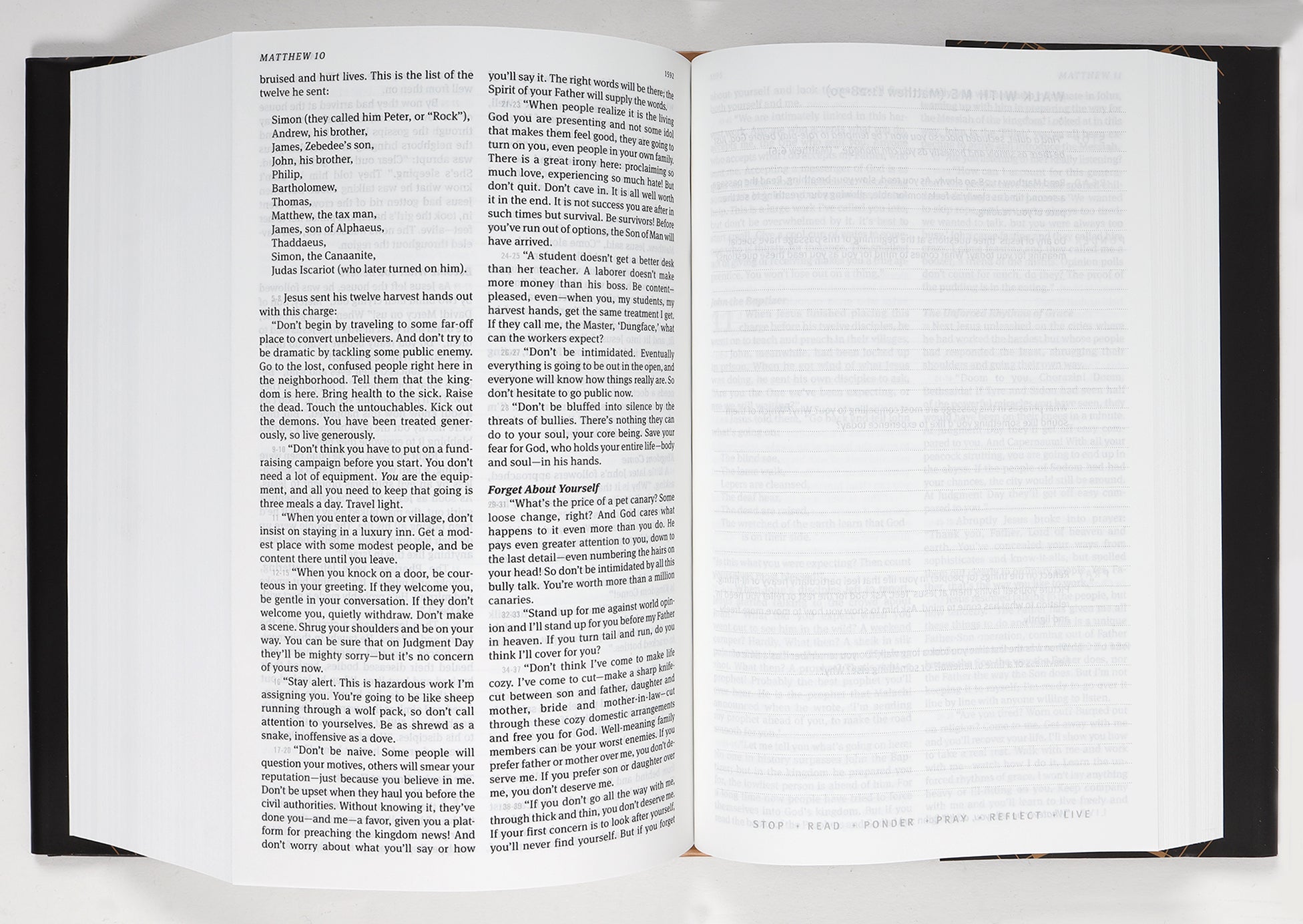 The Message Prayerful Reading Bible