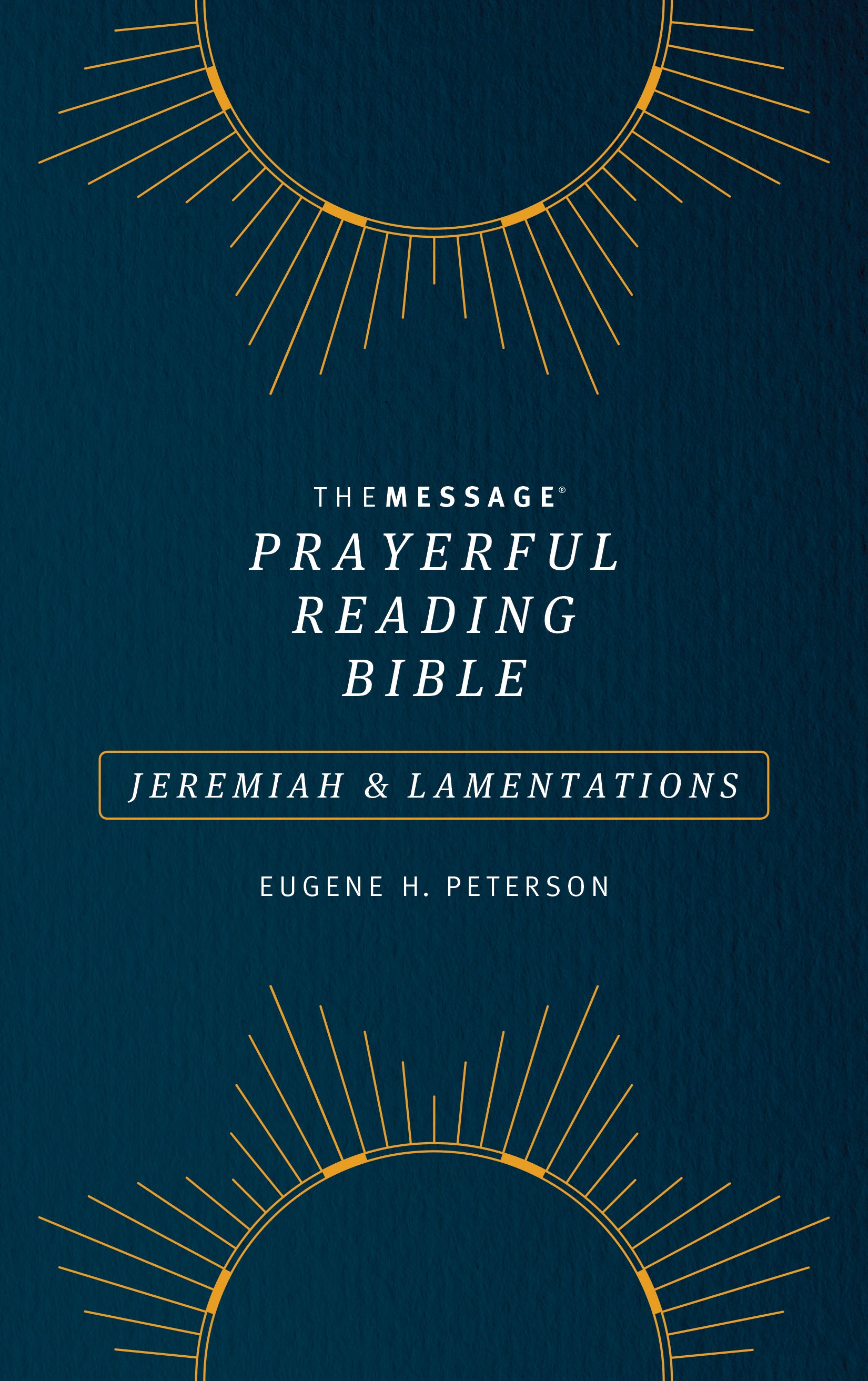 Message Prayerful Reading Bible Jeremiah & Lamentations Blue
