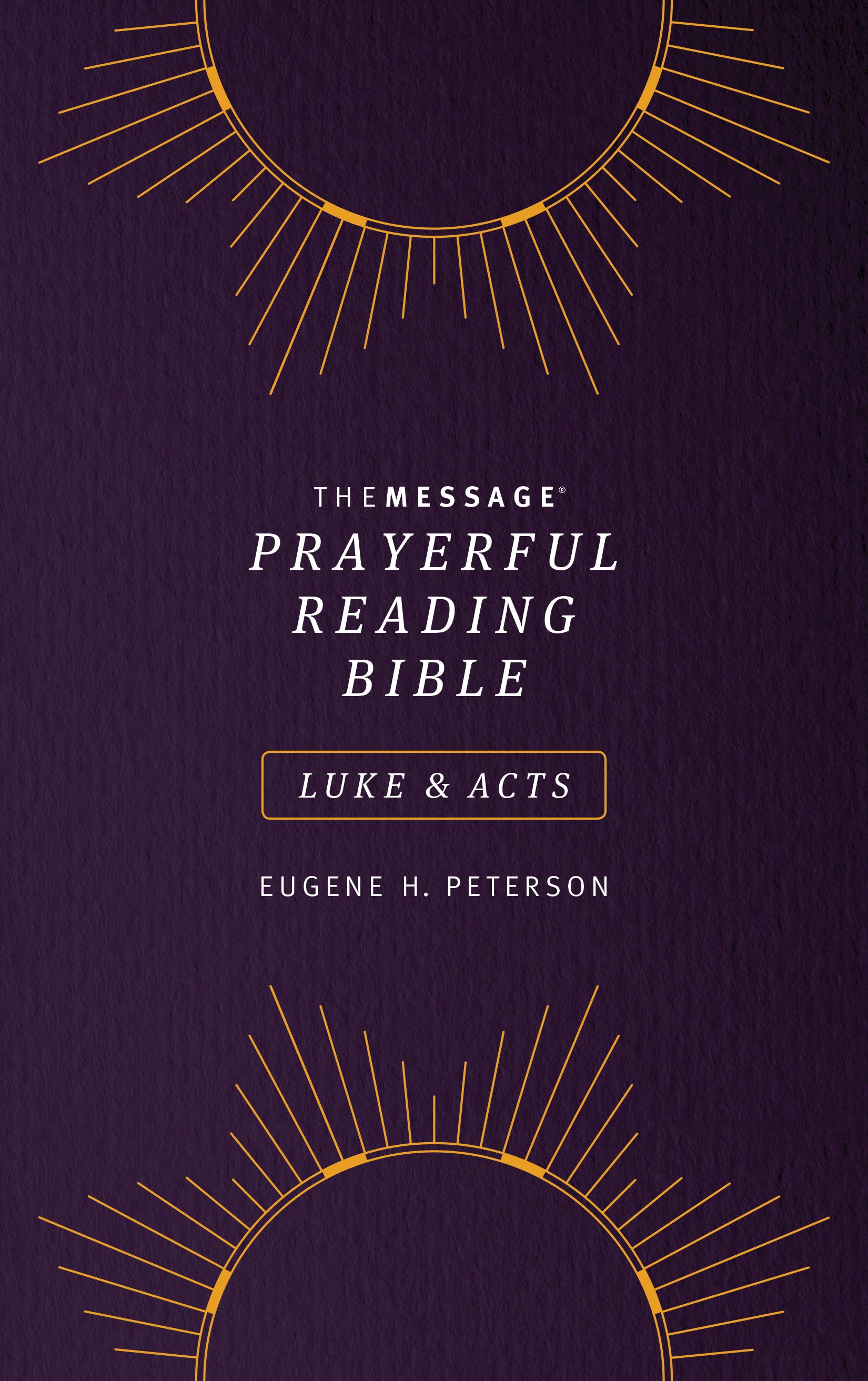 Message Prayerful Reading Bible Luke & Acts Purple