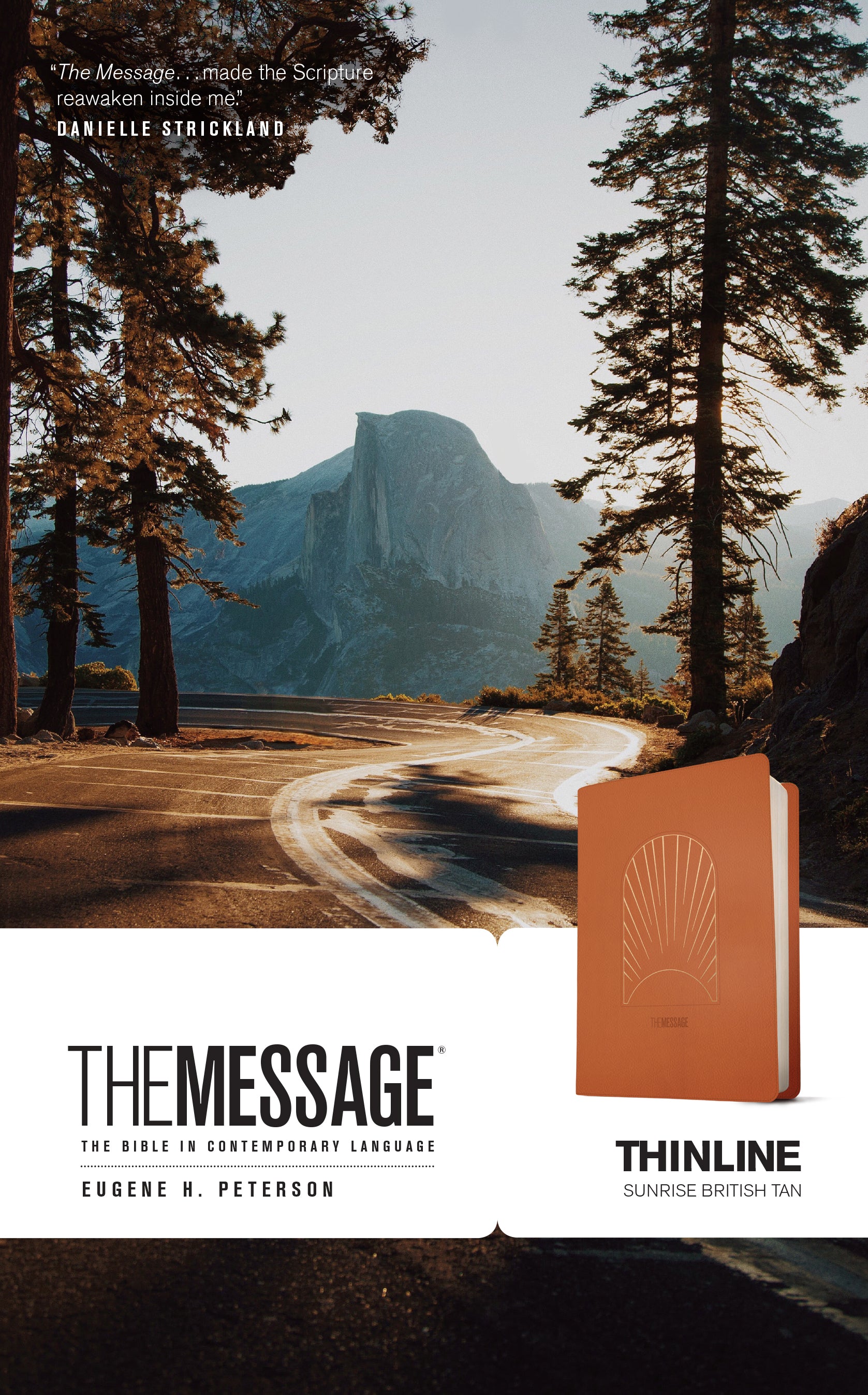 Message Thinline Bible Sunrise British Tan