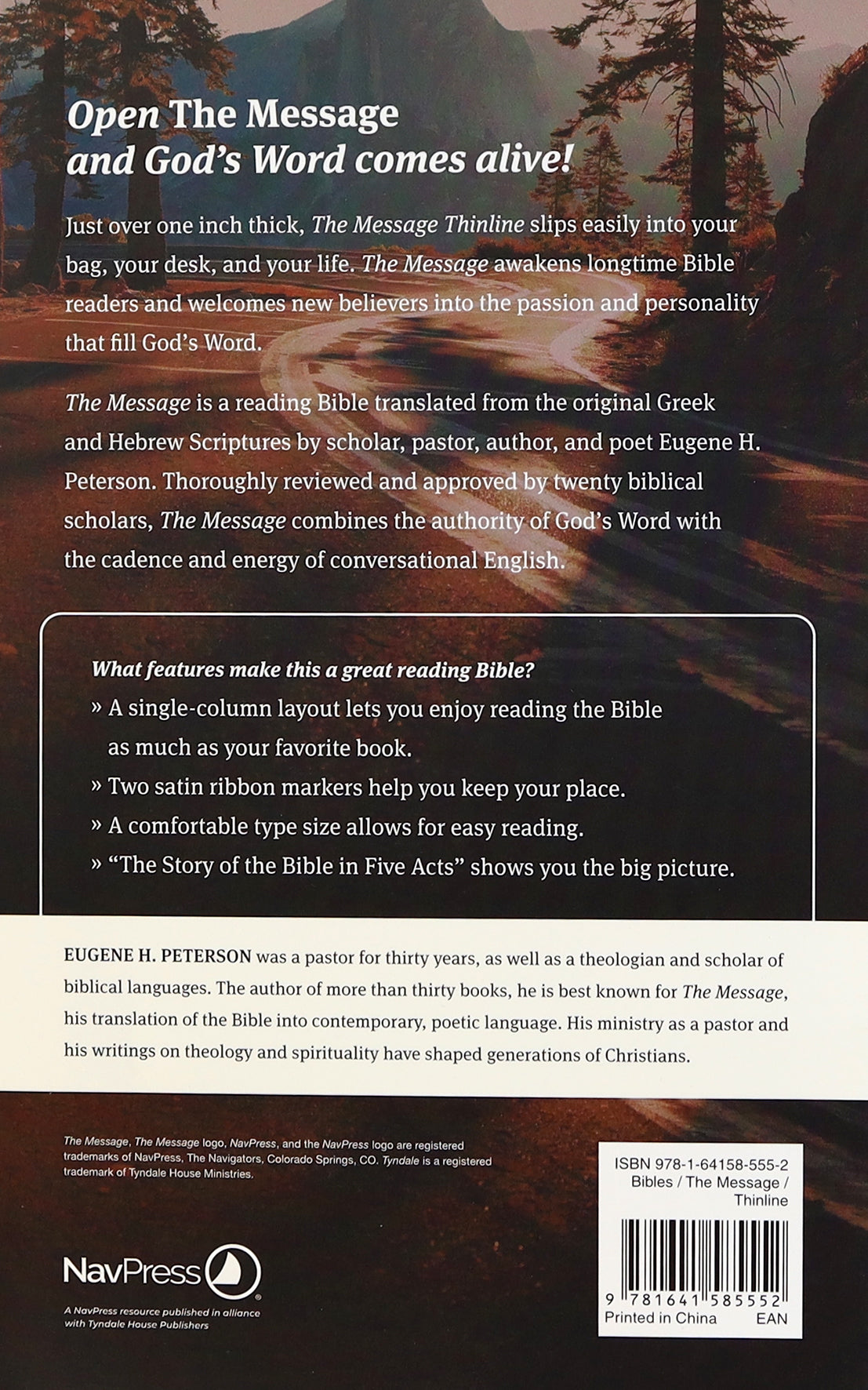 Message Thinline Bible Arrow Black