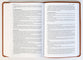 Message Thinline Large Print Bible Arrow Saddle Tan