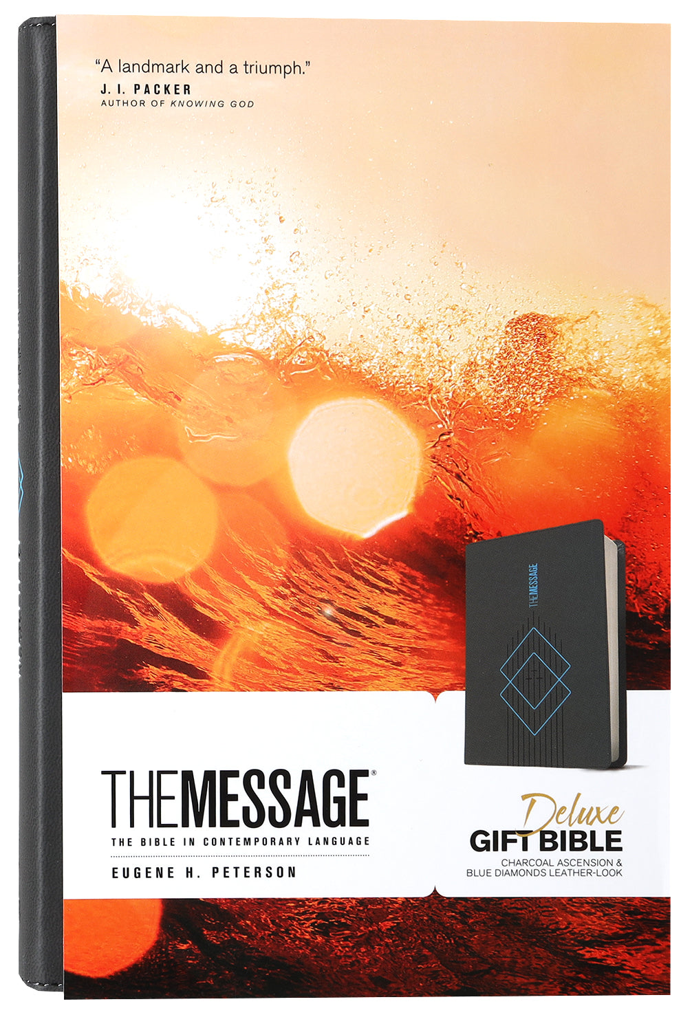 Message Deluxe Gift Bible Charcoal Ascension and Blue Diamonds