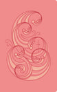 Message Deluxe Gift Bible Pink and Gold Waves