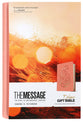 Message Deluxe Gift Bible Pink and Gold Waves