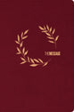 Message Deluxe Gift Bible Large Print Cranberry Laurels