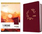 Message Deluxe Gift Bible Large Print Cranberry Laurels