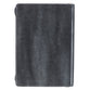 Journal Zippered: Be Strong & Courageous, Grey/Black (Joshua 1:9)