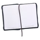 Journal Zippered: Be Strong & Courageous, Grey/Black (Joshua 1:9)