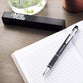 Journal Zippered: Be Strong & Courageous, Grey/Black (Joshua 1:9)