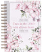 Journal: Trust in the Lord, Pink Floral (Proverbs 3:5)
