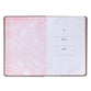Journal: Strength & Dignity Flower Design/Gold Etching, Slimline (Proverbs 31:25)