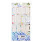 Undated Calendar: Special Days, Floral/Blue