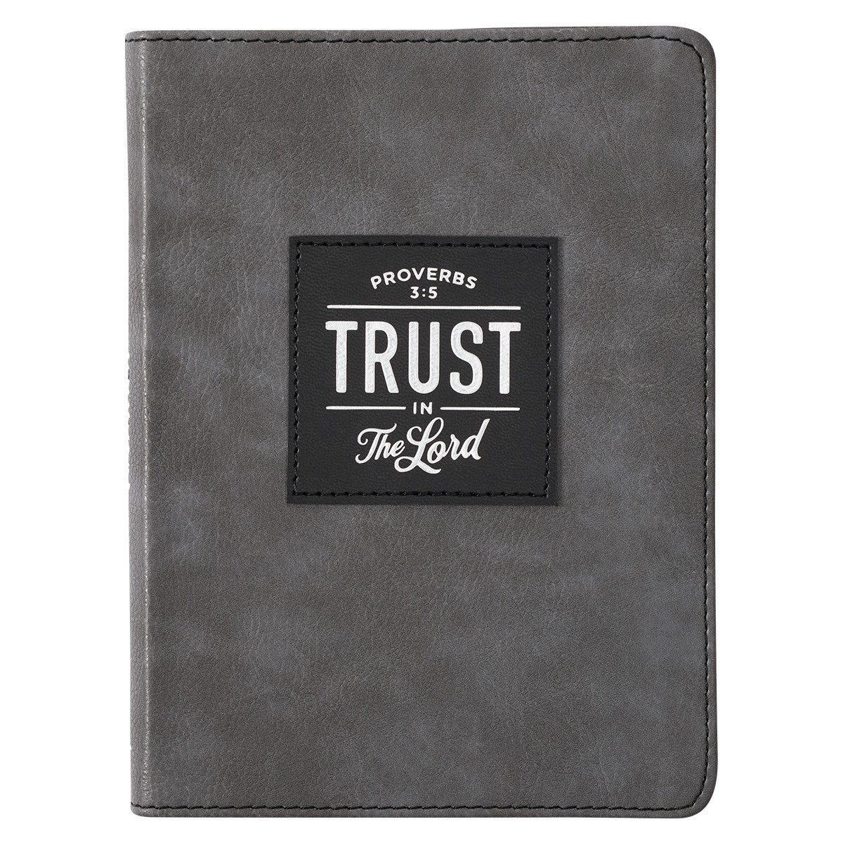 Journal: Trust in the Lord Gray, Handy-Sized (Proverbs 3:5)