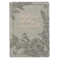Journal Zippered: With God All Things Are Possible, Grey (Matt. 19:26)